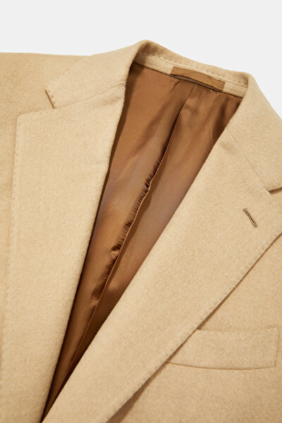 MONOETO  BLAZER CEKET CAMEL HAIR 3