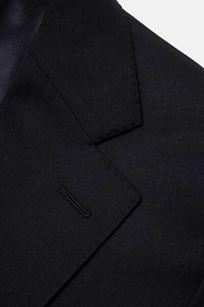 NAVY BLUE WOOL ELASTANE SUIT 8