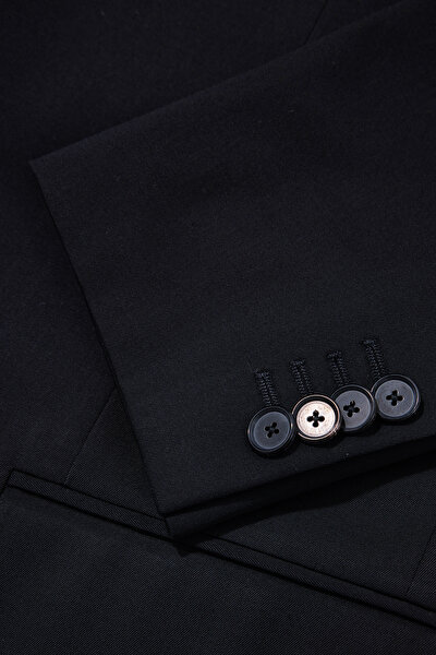 NAVY BLUE WOOL ELASTANE SUIT 9