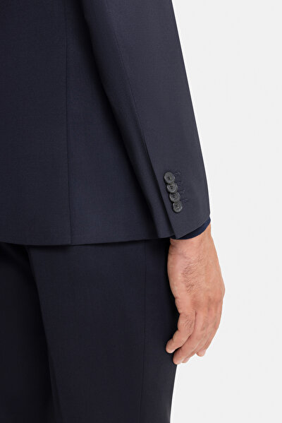NAVY BLUE WOOL ELASTANE SUIT 4