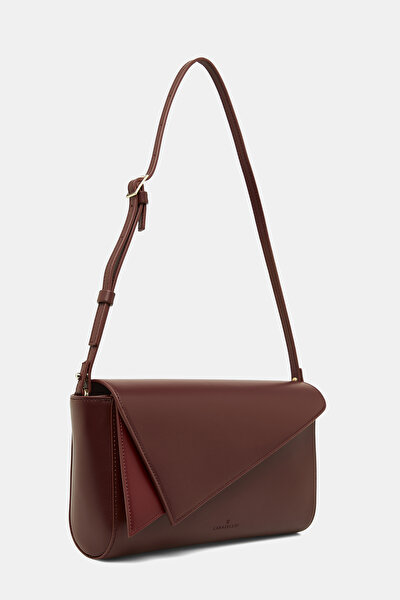 MAROON LEATHER BAG 3