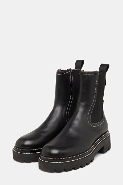 BLACK LEATHER BOOT 3