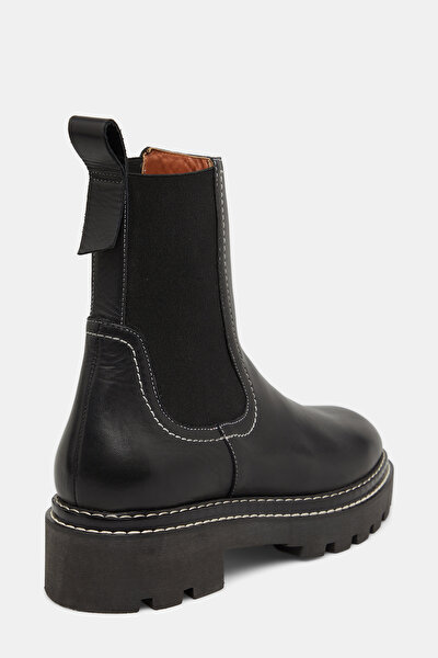 BLACK LEATHER BOOT 4