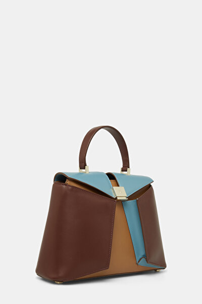 BLUE LEATHER BAG 3