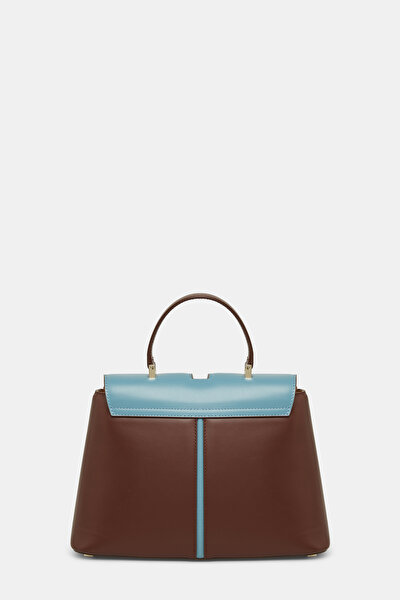 BLUE LEATHER BAG 4