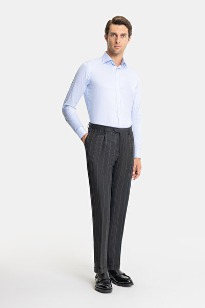 NON-IRON ÇİZGİLİ DESENLİ GÖMLEK 3