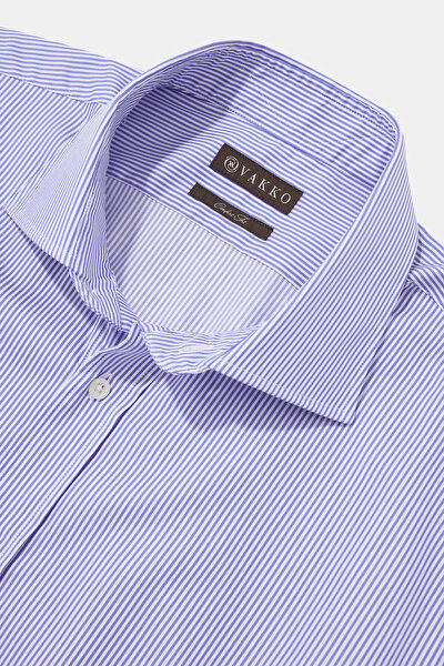 NON-IRON ÇİZGİLİ DESENLİ GÖMLEK 5