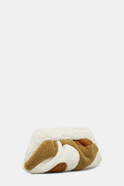 TAN ECO FUR BAG 3
