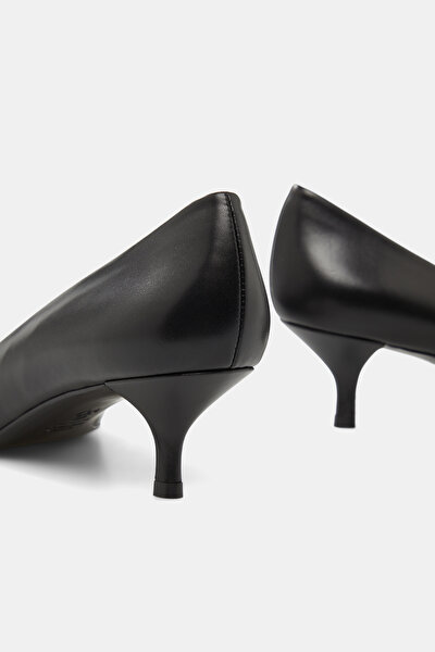 BLACK LEATHER SHOE 5