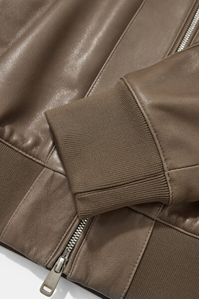 MINK LEATHER COAT 9