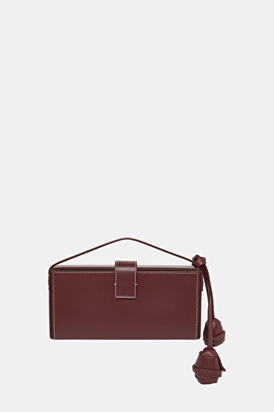 MAROON LEATHER BAG 3
