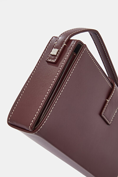 MAROON LEATHER BAG 4