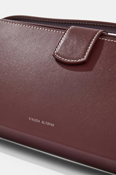 MAROON LEATHER BAG 5