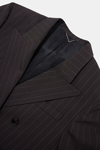 BROWN BUTTONED WOOL JACKET 3