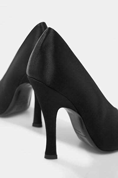 BLACK SATİN SİLK SHOE 5
