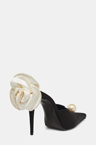 BLACK VISCOSE SHOES 5