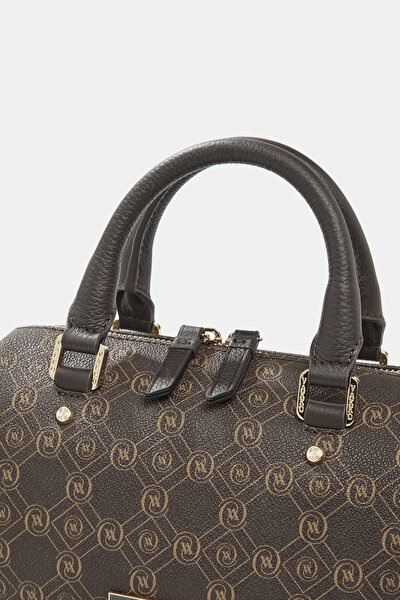 BEIGE MONOGRAM BAG 5