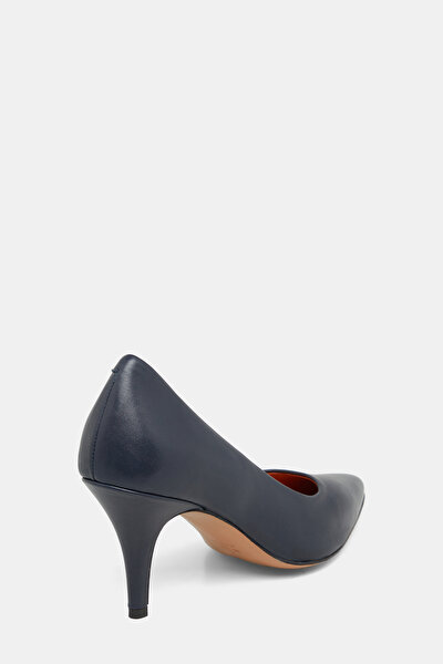 NAVY BLUE LEATHER SHOE 3