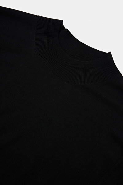 BLACK 1/2 TURTLENECK TRICOT 3