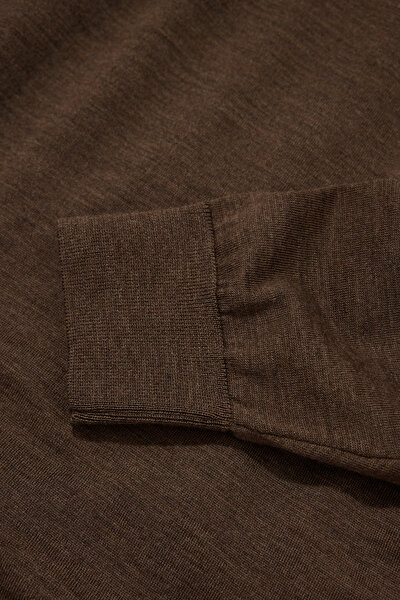 TAN POLO NECK TRICOT 4