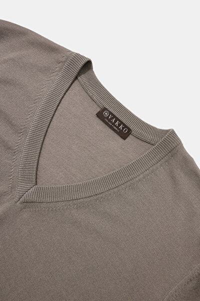 MINK V NECK TRICOT 3