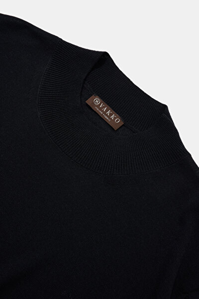 NAVY BLUE 1/2 TURTLENECK TRICOT 3