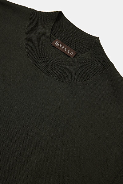GREEN 1/2 TURTLENECK TRICOT 3