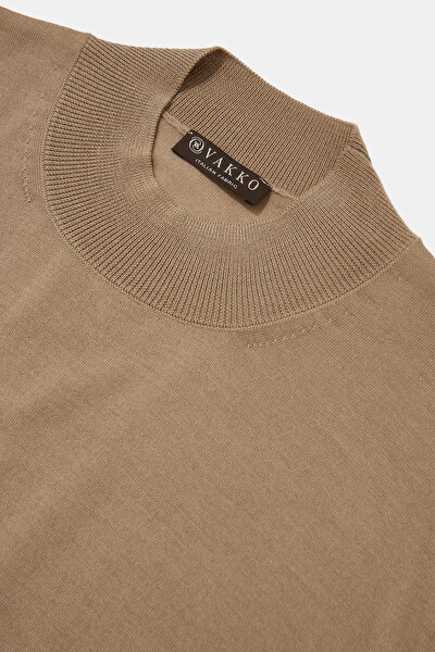 CAMEL 1/2 TURTLENECK TRICOT 3