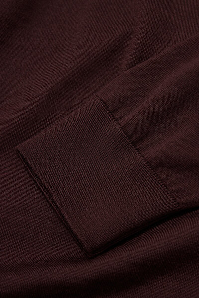 MAROON 1/2 TURTLENECK TRICOT 4
