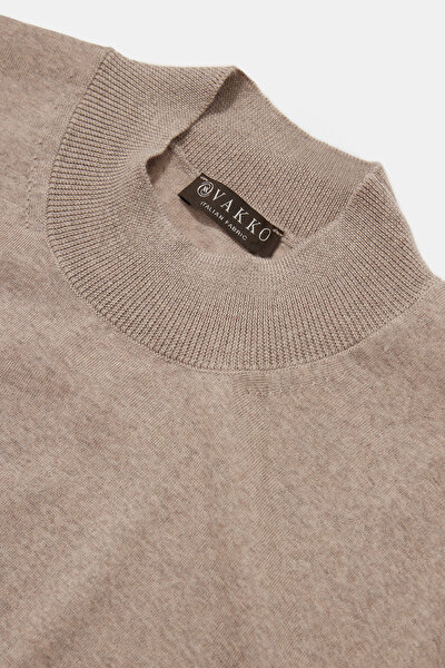 BEIGE 1/2 TURTLENECK TRICOT 3