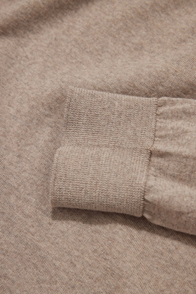 BEIGE 1/2 TURTLENECK TRICOT 4