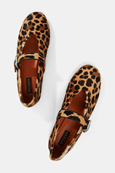 DARK BROWN FLAT SHOES 5