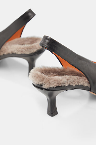 BLACK LEATHER SHOE 5