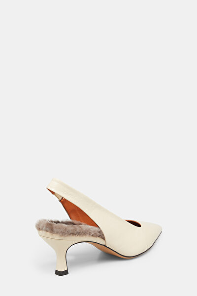 ECRU LEATHER SHOE 3