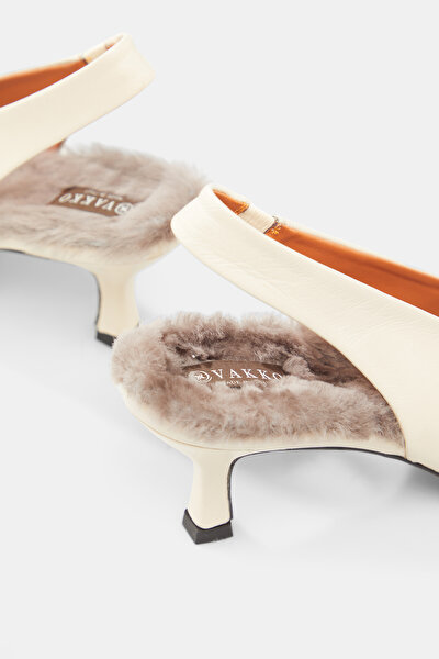 ECRU LEATHER SHOE 5