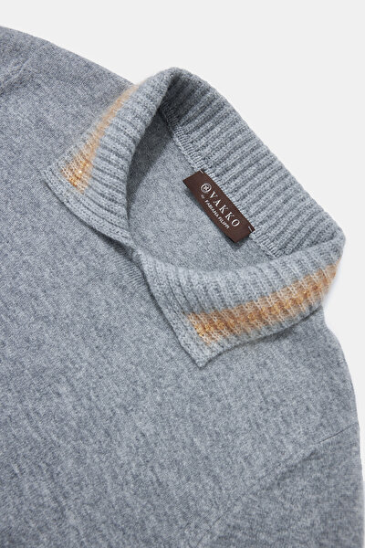 GREY LONG SLEEVE KNIT 8