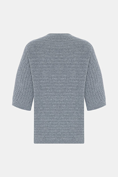 GREY BASIC / ROUND NECKLINE TRICOT 9