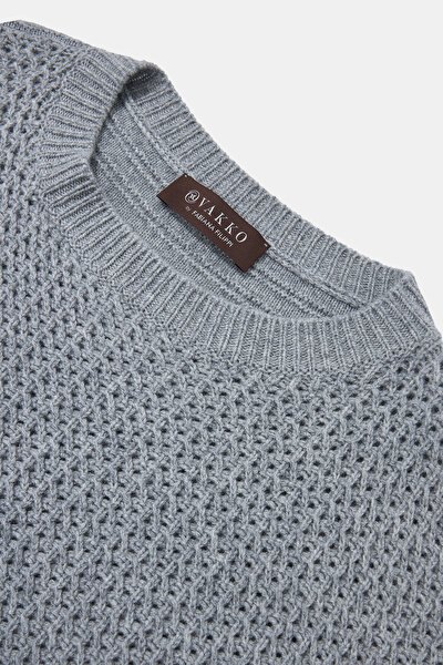 GREY BASIC / ROUND NECKLINE TRICOT 10