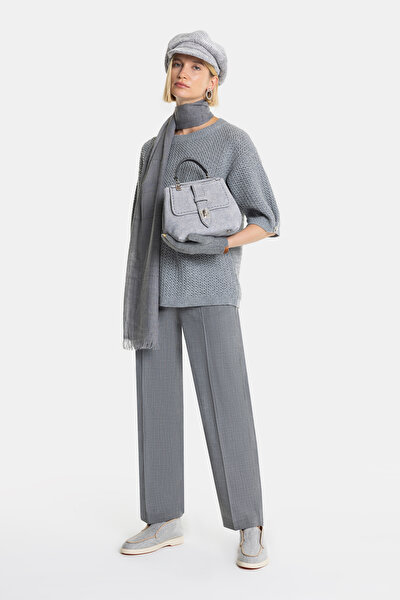 GREY BASIC / ROUND NECKLINE TRICOT 5
