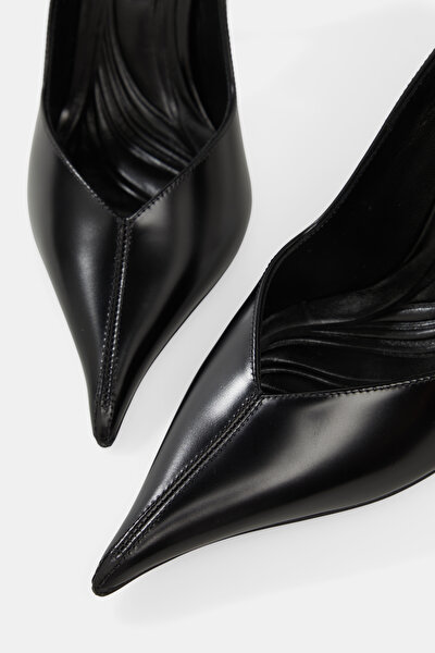 SİLVER LEATHER SHOES 5