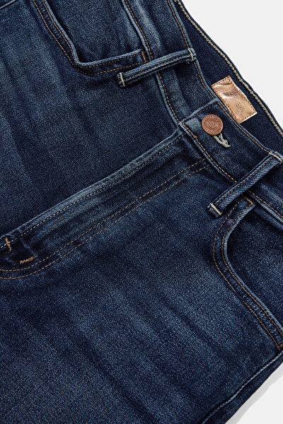BLUE STRAIGHT CUT TROUSERS 10