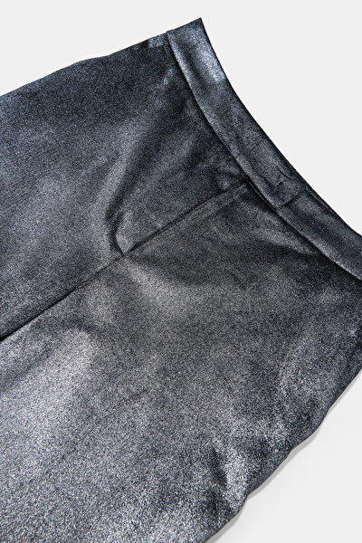 SILVER SKINNY LEG TROUSERS 8