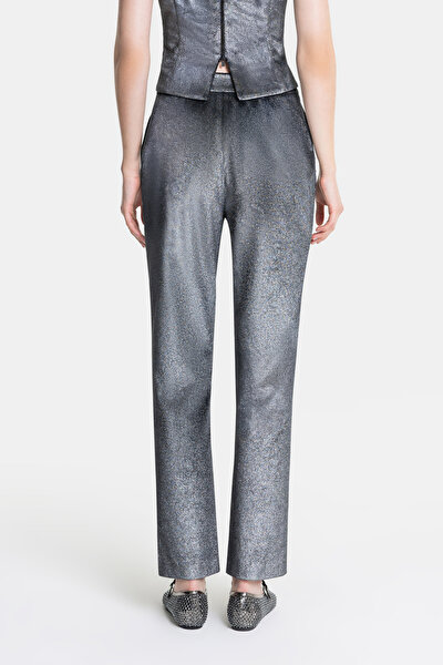 SILVER SKINNY LEG TROUSERS 4