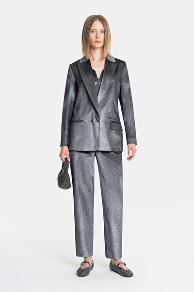 SILVER SKINNY LEG TROUSERS 5