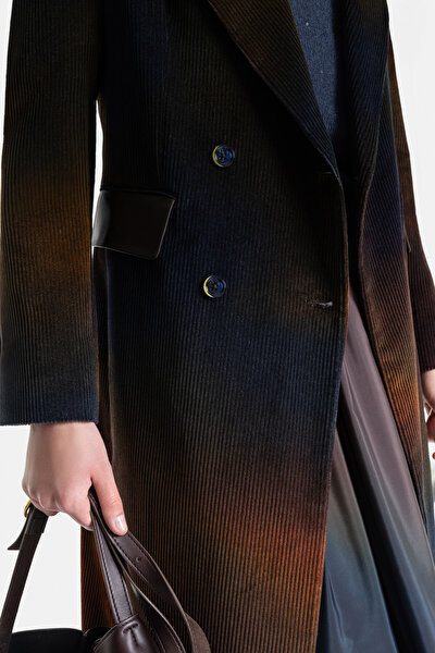 MULTICOLOR DEGRADE DESIGN LIGHT OVERCOAT 4