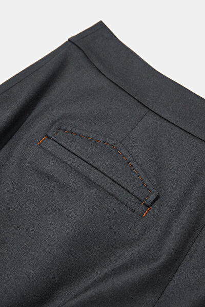 ANTHRACITE STRAIGHT CUT TROUSERS 10