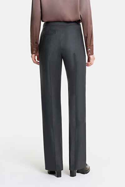 ANTHRACITE STRAIGHT CUT TROUSERS 4