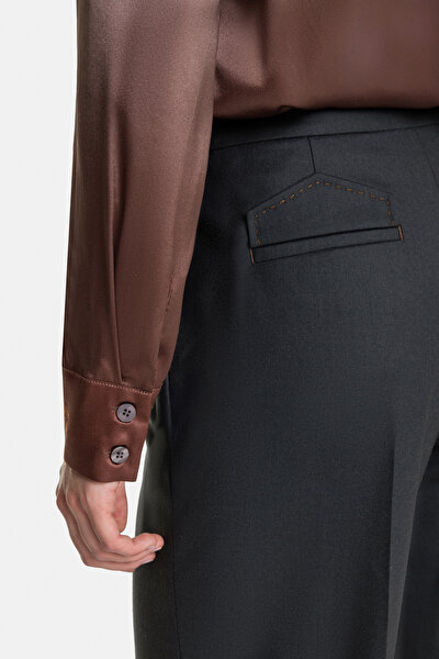 ANTHRACITE STRAIGHT CUT TROUSERS 5