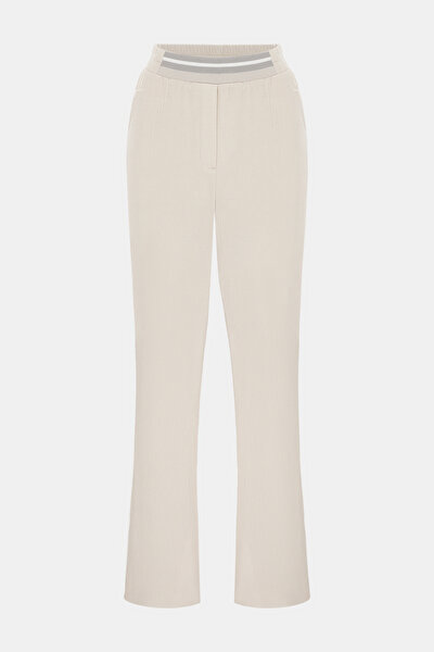 ECRU SKINNY LEG TROUSERS 5