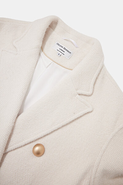 CREAM REEFER JACKET 3